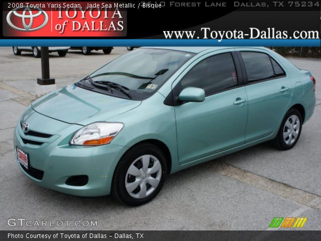 2008 Toyota Yaris Sedan in Jade Sea Metallic