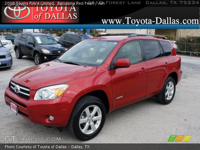 2008 Toyota RAV4 Limited in Barcelona Red Pearl