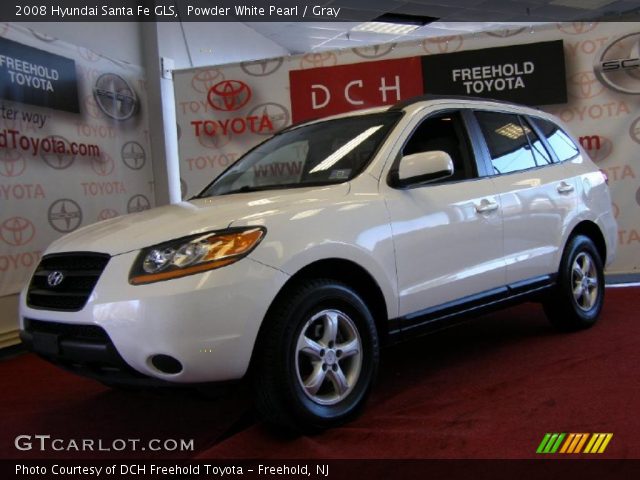 2008 Hyundai Santa Fe GLS in Powder White Pearl