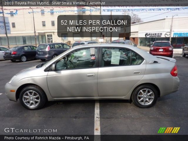 2003 Toyota Prius Hybrid in Silver Strata Metallic