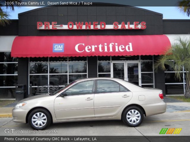 2006 Toyota Camry LE in Desert Sand Mica