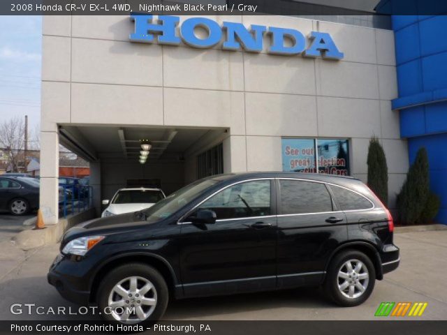 2008 Honda CR-V EX-L 4WD in Nighthawk Black Pearl