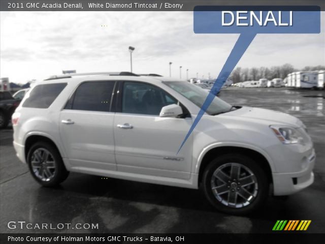 2011 GMC Acadia Denali in White Diamond Tintcoat