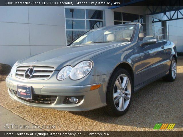 2006 Mercedes-Benz CLK 350 Cabriolet in Granite Grey Metallic
