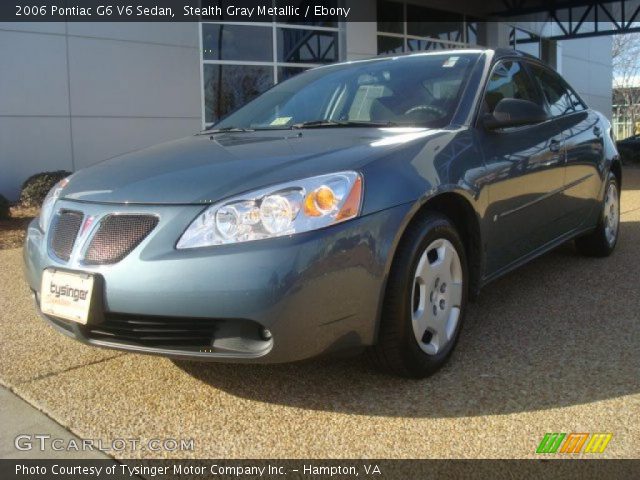 2006 Pontiac G6 V6 Sedan in Stealth Gray Metallic
