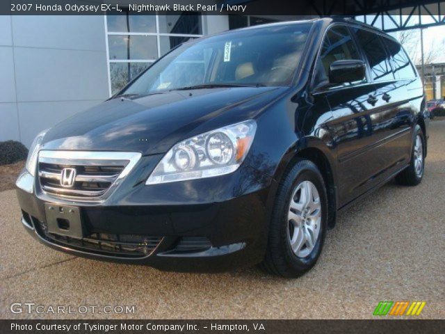 2007 Honda Odyssey EX-L in Nighthawk Black Pearl