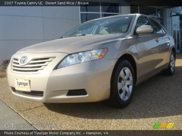 2007 Toyota Camry LE in Desert Sand Mica