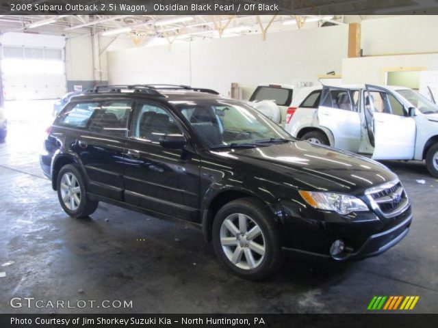 2008 Subaru Outback 2.5i Wagon in Obsidian Black Pearl