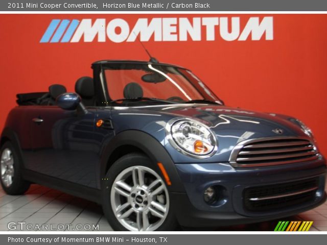 2011 Mini Cooper Convertible in Horizon Blue Metallic