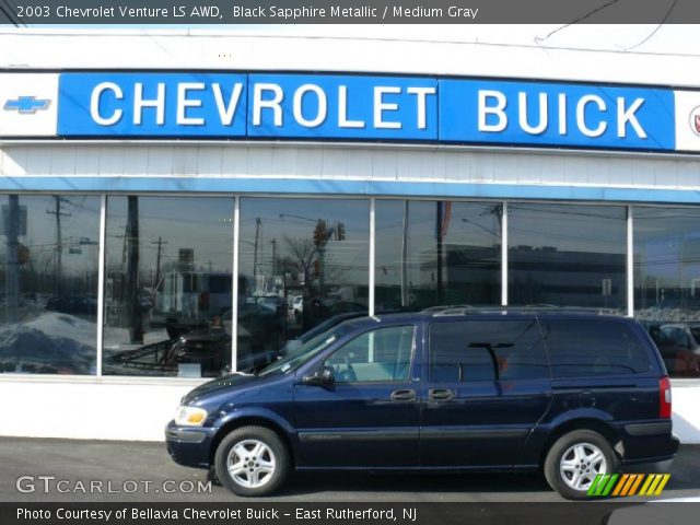 2003 Chevrolet Venture LS AWD in Black Sapphire Metallic
