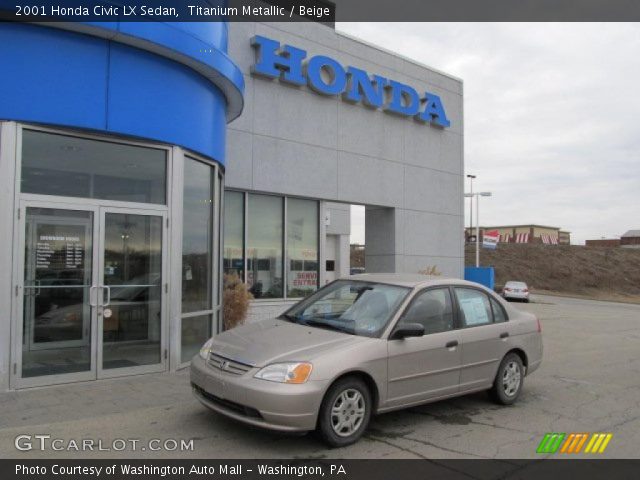 2001 Honda Civic LX Sedan in Titanium Metallic