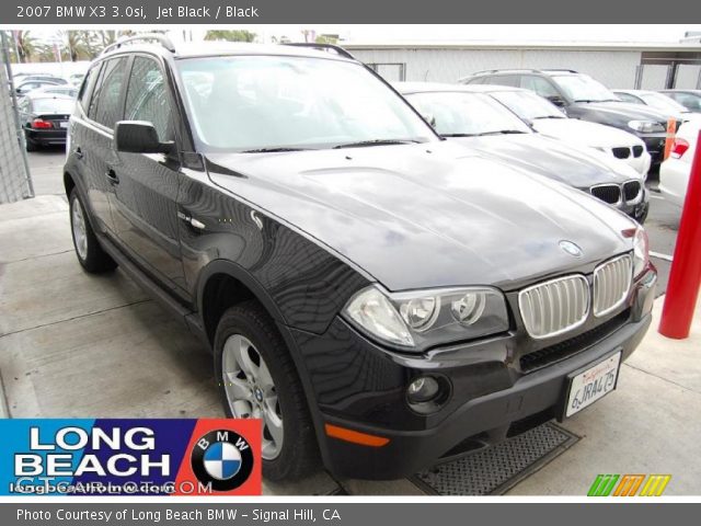 2007 BMW X3 3.0si in Jet Black