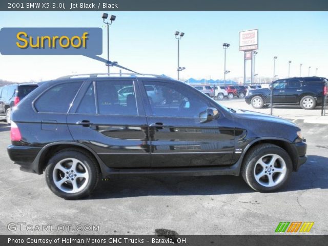 2001 BMW X5 3.0i in Jet Black