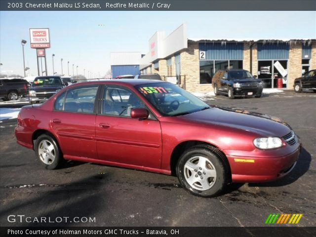 2003 Chevrolet Malibu LS Sedan in Redfire Metallic