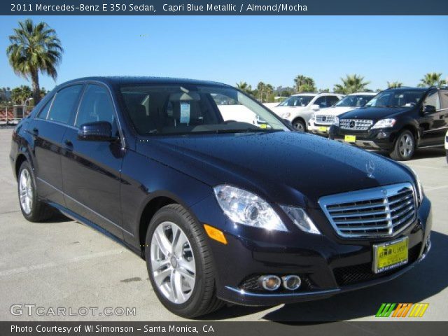 2011 Mercedes-Benz E 350 Sedan in Capri Blue Metallic