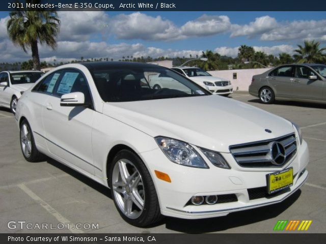 2011 Mercedes-Benz E 350 Coupe in Arctic White