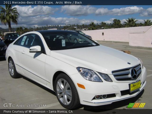 2011 Mercedes-Benz E 350 Coupe in Arctic White