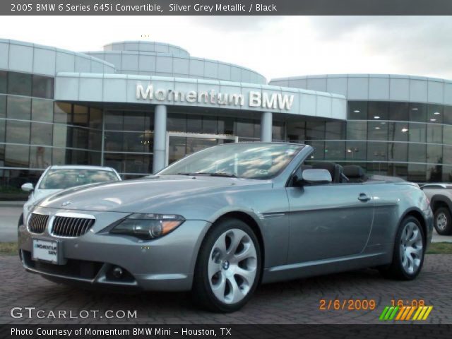 2005 BMW 6 Series 645i Convertible in Silver Grey Metallic