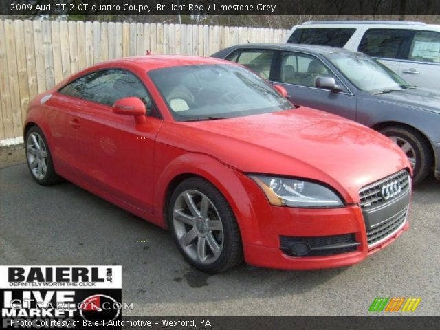 2009 Audi TT 2.0T quattro Coupe in Brilliant Red