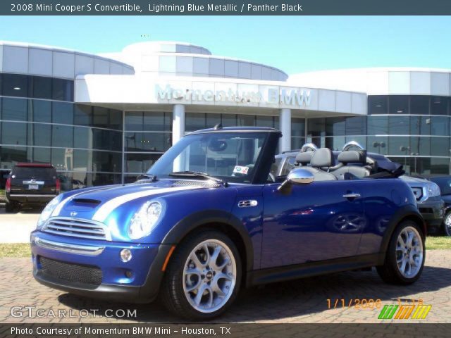 2008 Mini Cooper S Convertible in Lightning Blue Metallic