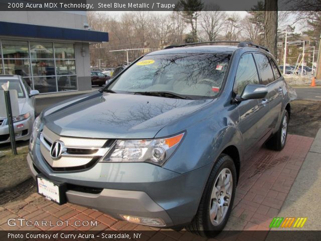 2008 Acura MDX Technology in Steel Blue Metallic