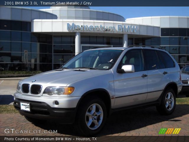 2001 BMW X5 3.0i in Titanium Silver Metallic