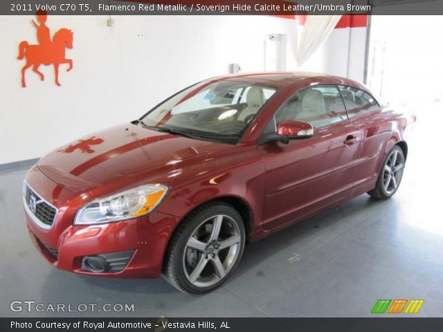 2011 Volvo C70 T5 in Flamenco Red Metallic