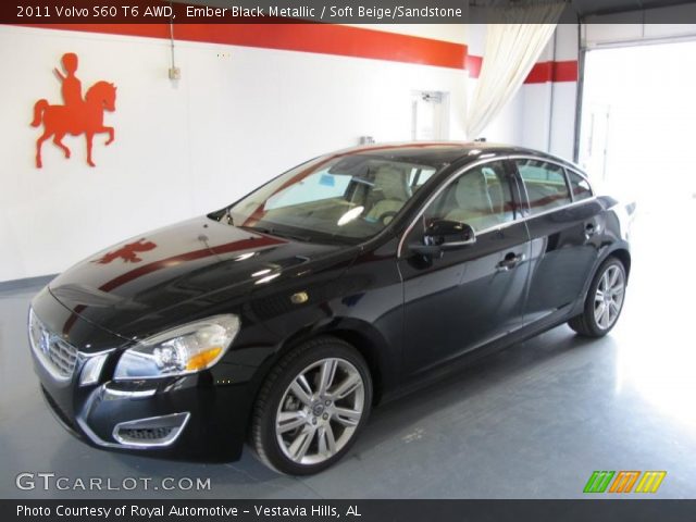 2011 Volvo S60 T6 AWD in Ember Black Metallic