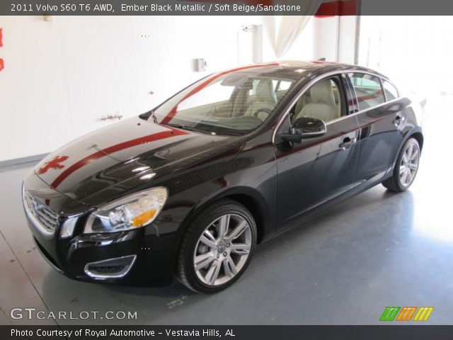 2011 Volvo S60 T6 AWD in Ember Black Metallic
