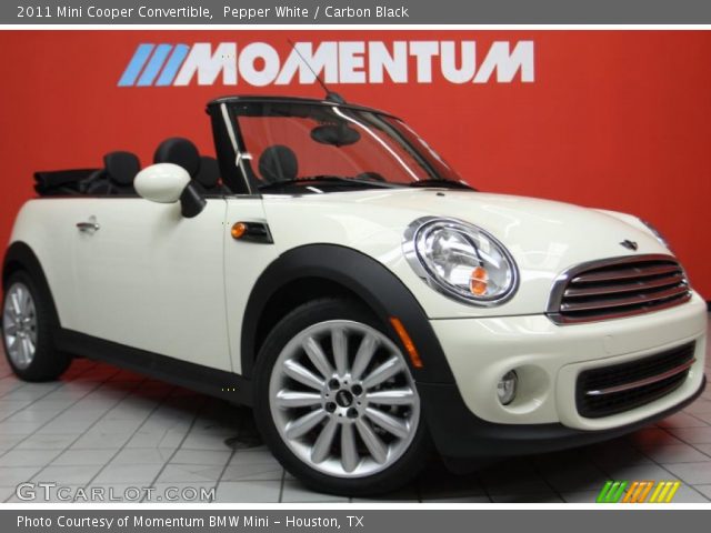 2011 Mini Cooper Convertible in Pepper White