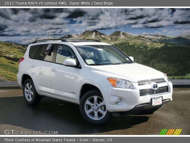 2011 Toyota RAV4 V6 Limited 4WD in Super White