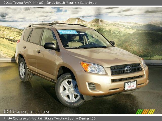 2011 Toyota RAV4 I4 4WD in Sandy Beach Metallic