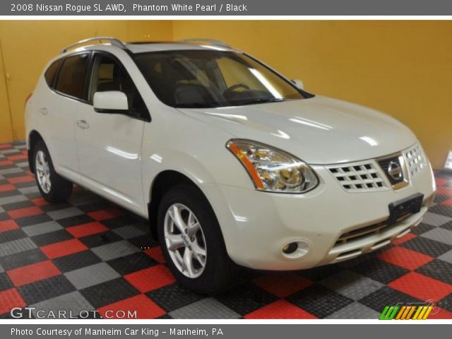 2008 Nissan Rogue SL AWD in Phantom White Pearl