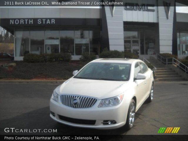 2011 Buick LaCrosse CXL in White Diamond Tricoat