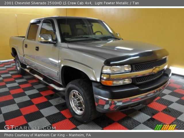 2001 Chevrolet Silverado 2500HD LS Crew Cab 4x4 in Light Pewter Metallic