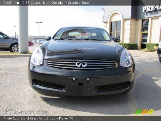 2007 Infiniti G 35 Coupe in Black Obsidian