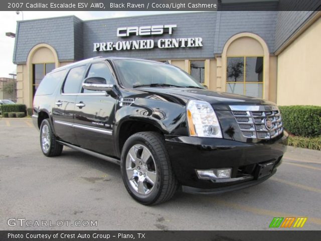 2007 Cadillac Escalade ESV AWD in Black Raven