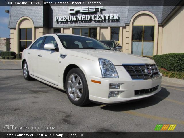 2008 Cadillac STS V6 in White Diamond Tricoat