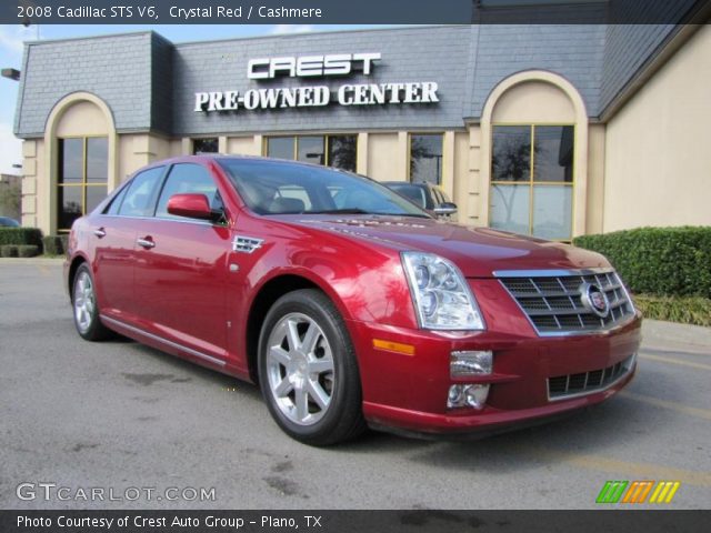 2008 Cadillac STS V6 in Crystal Red