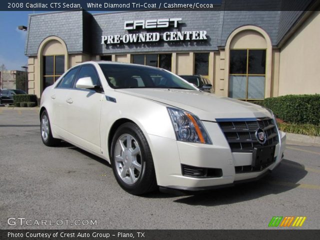 2008 Cadillac CTS Sedan in White Diamond Tri-Coat