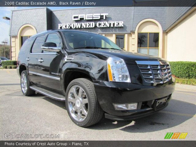 2008 Cadillac Escalade AWD in Black Raven