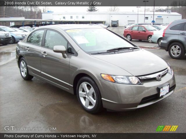 2008 Honda Civic EX Sedan in Galaxy Gray Metallic