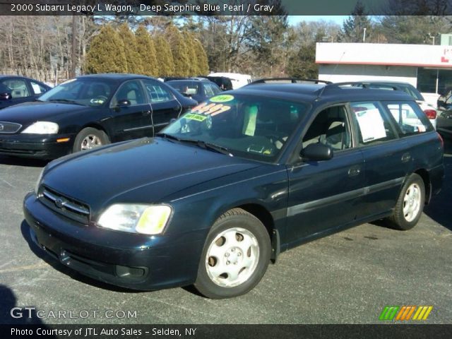 2000 Subaru Legacy L Wagon in Deep Sapphire Blue Pearl