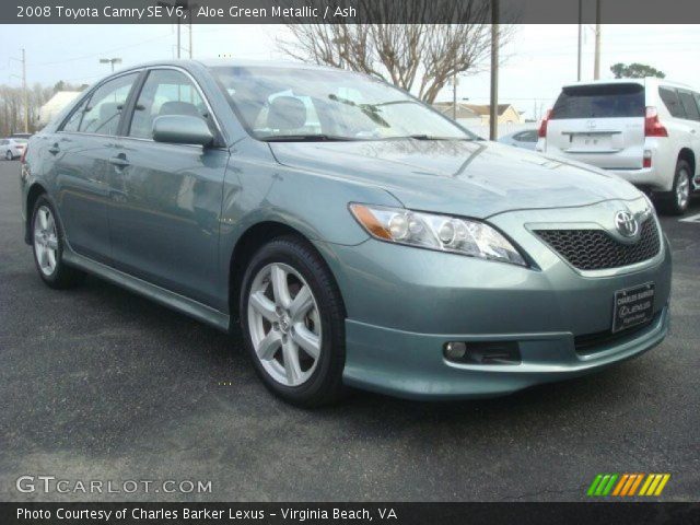 2008 Toyota Camry SE V6 in Aloe Green Metallic