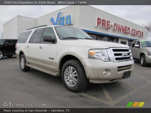2008 Ford Expedition EL Eddie Bauer in White Suede