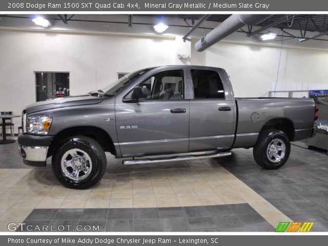 2008 Dodge Ram 1500 SXT Quad Cab 4x4 in Mineral Gray Metallic