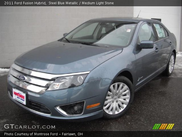 2011 Ford Fusion Hybrid in Steel Blue Metallic