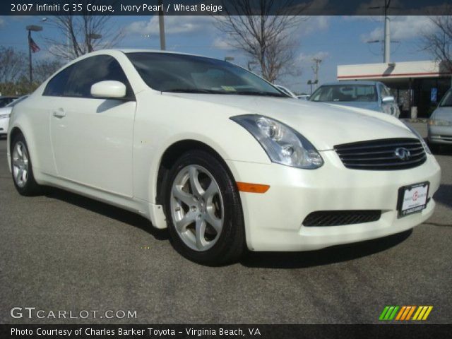 2007 Infiniti G 35 Coupe in Ivory Pearl