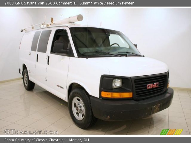 2003 GMC Savana Van 2500 Commercial in Summit White