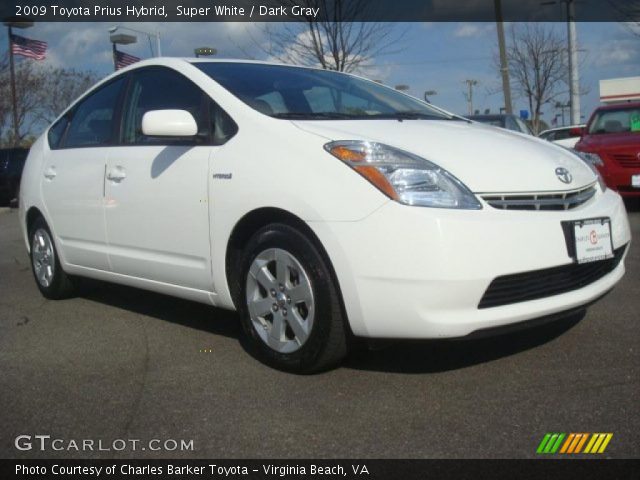2009 Toyota Prius Hybrid in Super White